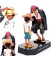 One Piece Anime Manga Aksiyon Figür - Luffy Ve Shanks - 17 Cm X 16