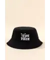 One Piece Siyah Bucket Balıkçı Şapka
