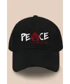 Peace Siyah Şapka