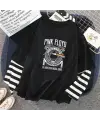 Pink Floyd Baskılı Fake Sleeves Unisex Siyah T-Shirt