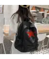 Red Star Baskılı Unisex Sırt Çantası