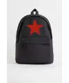 Red Star Baskılı Unisex Sırt Çantası