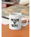 Rock N Roll Baskılı Kupa Bardak