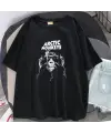 Rock Serisi Arctic Monkeys Siyah Unisex Oversize T-Shirt