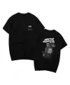 Rock Serisi Arctic Monkeys Sırt Baskılı Siyah Unisex Oversize T-Shirt