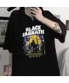 Rock Serisi Black Sabbath Siyah Unisex Oversize T-Shirt