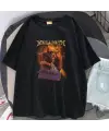 Rock Serisi Megadeth Skull Siyah Unisex Oversize T-Shirt