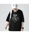 Rock Serisi Nirvana Artists Siyah Unisex Oversize T-Shirt