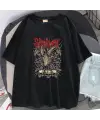 Rock Serisi Slipknot Goat & Skulls Siyah Unisex Oversize T-Shirt