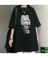 Segmented Head Siyah Unisex Oversize T-Shirt