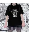Serial Experiments Lain Siyah Unisex Oversize T-Shirt