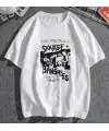 Yıkamalı Siouxsie Banshees Oversize Eskitme T-Shirt