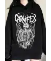 Siyah Gothic Rock Grubu Carnifex Kapüşonlu Hoodie