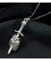 Skull Sword Tasarımlı Kolye
