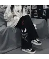 Sokak Tarzı Venom Baskılı Unisex Baggy Eşofman