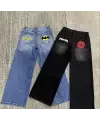 Spider&Batman Yıkamalı Baggy Jean