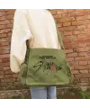 Stray Kids Baskılı Unisex Yeşil Postacı Çantası