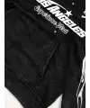Streetwear Vintage Baskı Detail Kapüşonlu Sweatshirt