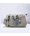 The Gorillaz Unisex Bej Postacı Çantası