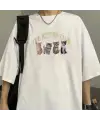 The Kitten Club Beyaz Unisex Oversize T-Shirt