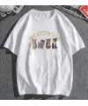 The Kitten Club Beyaz Unisex Oversize T-Shirt