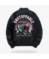 Tiger Baskılı Unisex Bomber Ceket