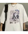 Tokyo Revengers Collages Baskılı Beyaz Unisex Oversize T-Shirt