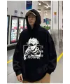 Touz Anime Jujutsu Kaisen Kapüşonlu Hoodie