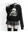 Touz Anime Jujutsu Kaisen Kapüşonlu Hoodie
