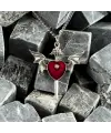 Touz Devil Winged Heart Tasarımlı Kolye