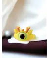 Touz Monster Eyes Sarı Renk Ayarlanabilir Yüzük