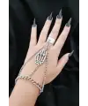 Touz Skeleton Hand Zincirli Yüzüklü Şahmeran