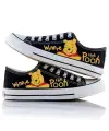 Winnie The Pooh Baskılı Unisex Kanvas Ayakkabı