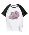 Y2k Baby Beyaz Reglan Kol Oversize T-Shirt