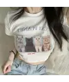 Y2k Cat Planet Crop
