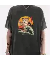 Artist Cat Baskılı Siyah Unisex Oversize T-Shirt