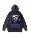 Yıkamalı Billie Eilish Vintage Kapüşonlu Sweatshirt