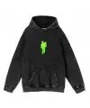 Yıkamalı Billie Eilish Vintage Kapüşonlu Sweatshirt