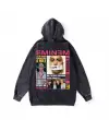 Yıkamalı Eminem Vintage Kapüşonlu Sweatshirt