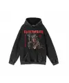 Yıkamalı Kumaş Rock Serisi Iron Maiden Kapüşonlu Hoodie Sweatshirt