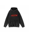 Yıkamalı Kumaş Rock Serisi Skidrow Kapüşonlu Hoodie Sweatshirt