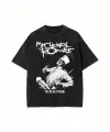 Yıkamalı My Chemical Romance Oversize Vintage T-Shirt