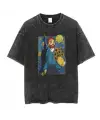 Van Gogh Siyah Unisex Oversize T-Shirt