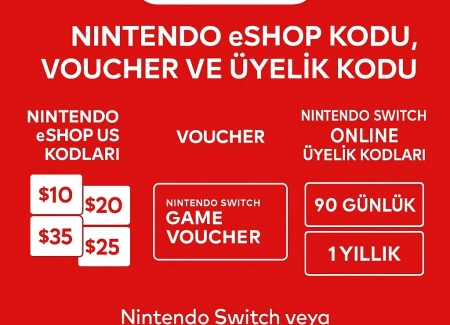 Nintendo eShop Code, Voucher, and Online Membership - The Digital Key to Entertainment!