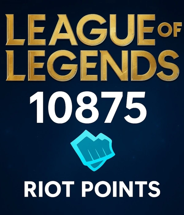 10875 League Of Legends Riot Points