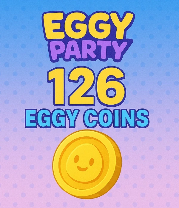 120 Eggy Coins + 6 Bonus