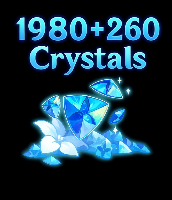 Genshin Impact 2240 Genesis Crystal