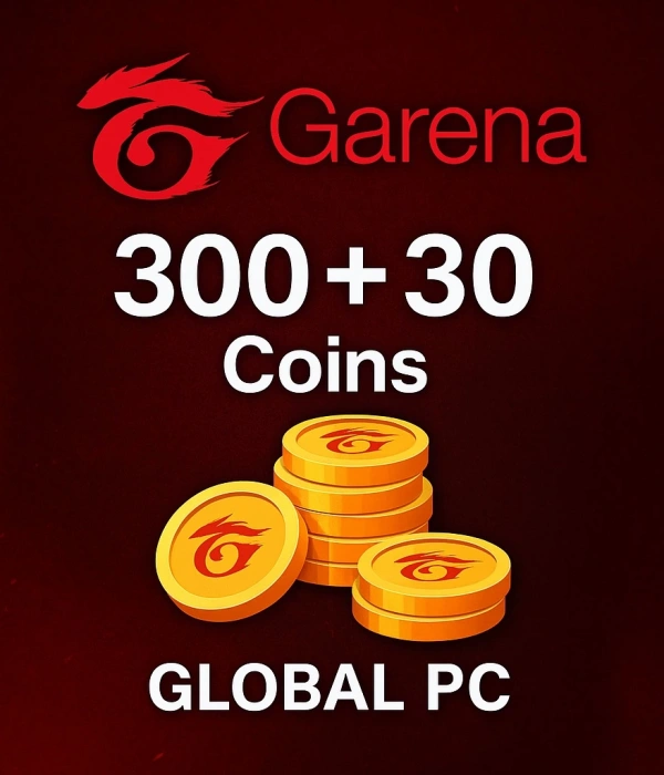300 + 30 Coins Garena Global PC