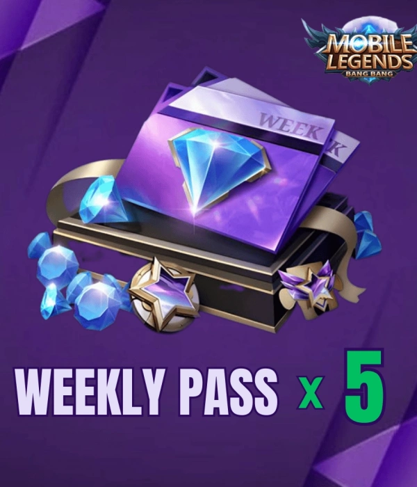 5 x Weekly Diamond Pass Indonesia