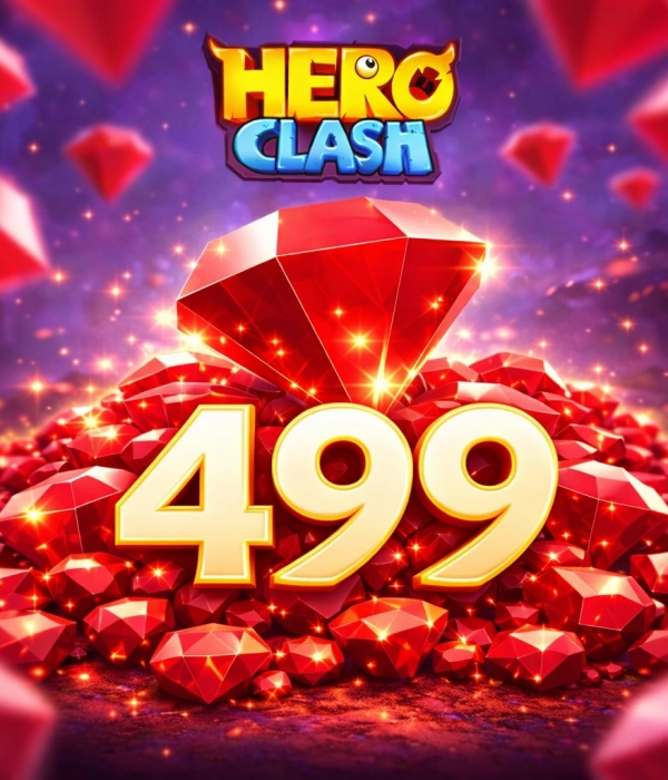 HERO CLASH 499 Diamants Rouges